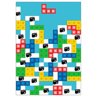 Decke Tetris 360g/m² 140x200 cm