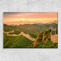 Foto auf Leinwand Chinesische Mauer 90x60 cm