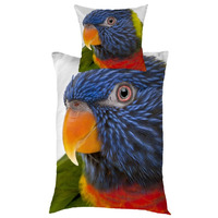 Bettbezug Farbiger Papagei