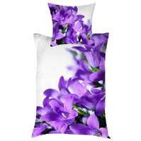 Bettbezug Violette Blumen 