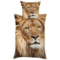 Bettbezug Löwenansicht