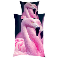 Bettbezug Flamingo