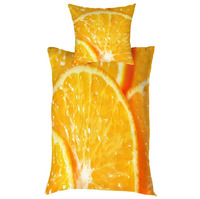 Bettbezug Orange