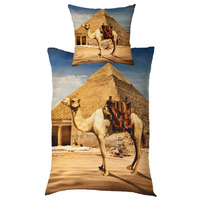 Bettbezug Kamel bei Pyramiden 