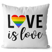 Kissen LGBT Love is love