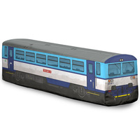 Plüschzug Baureihe 810 - blau