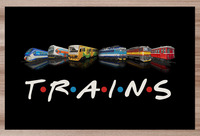 Tischzeug Trains