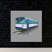  Wandgemälde - Baureihe M 152.0 – blau