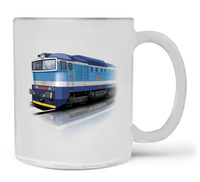 Baureihe 754 Tasse - Blau - Milchglas