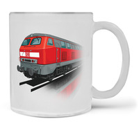 Tasse DB Baureihe 218 – Milchglas