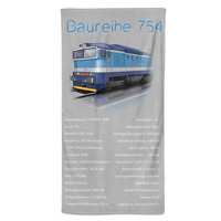 Badetuch Baureihe 754 – blau